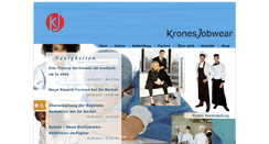 Desktop Screenshot of krones-jobwear.de